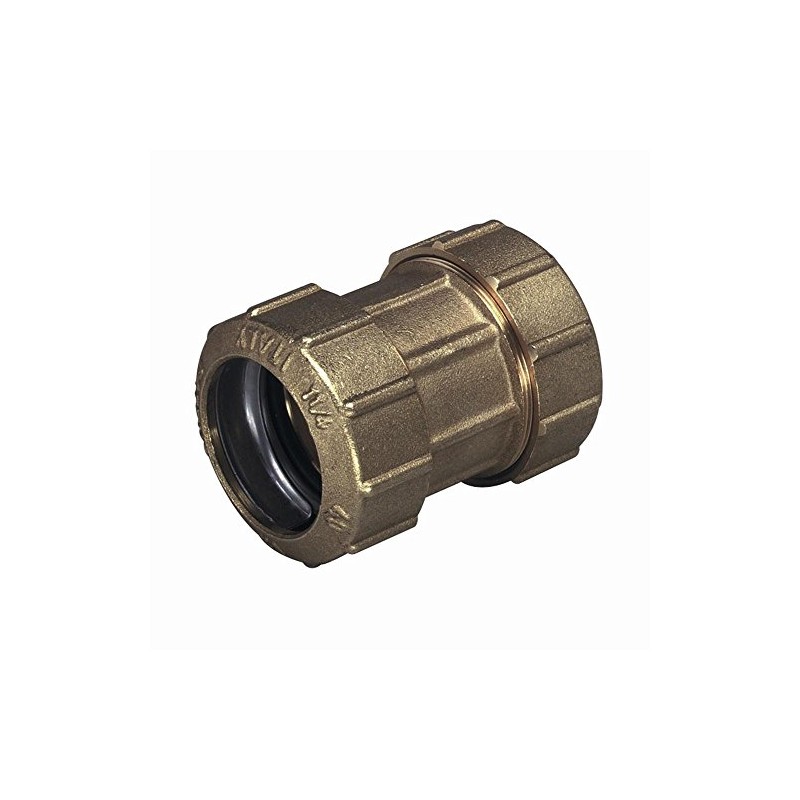 BEVO 0730036 Brass PE Pipe Coupling 25 mm