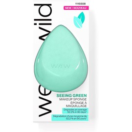 wet n wild Seeing Green Makeup Sponge, Beauty Blender for Effortless Application of Makeup - Large Area and for Small Details. Environmentally Friendly Disposal