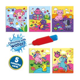 SES Creative 00133 Painting with Water Colouring Book (with Waterpen Fantasy)