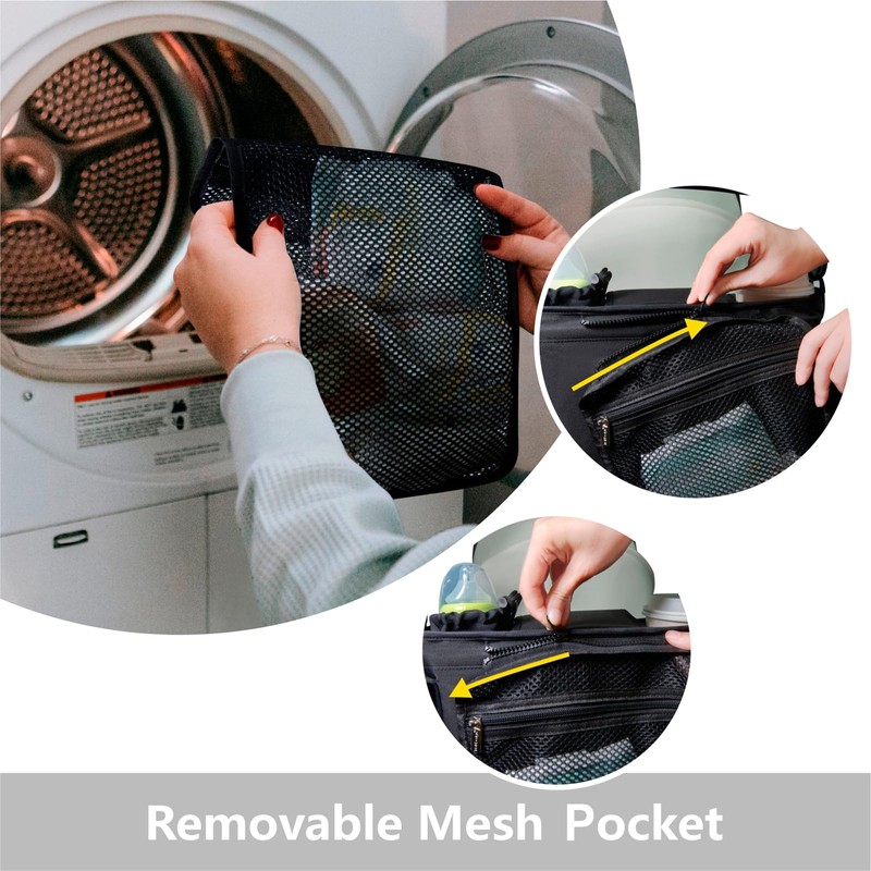 TOPDesign Universal Baby Stroller Organizer, Stroller Caddy with Detachable Mesh