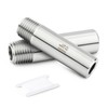 TAISHER 2PCS 304 Stainless Steel Pipe Fittings, 1/4" NPT Male