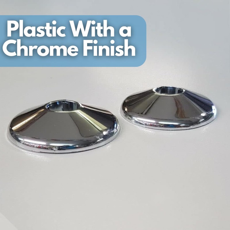 Marco Paul 10pc Radiator Pipe Covers Chrome - Long Lasting