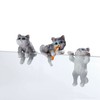 JARPSIRY 3 Pcs Resin Hanging Cat Figurines Planter Pot Hanger