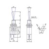 VUNIVERSUM 5 x Premium 2 Pin Mini On/Off Toggle Switch