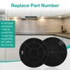 2 Pack CACF006 Range Hood Carbon Filters Compatible with CIARRA