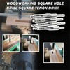 Michear Woodworking Square Hole Drill Bit 8mm Auger Mortise Chisel