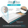 SlidingSusan Pull Out Drawer Organizer for Cabinets, Gliding Soft Close