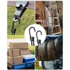 5 Pack 150cm (59 Inch) Adjustable Bungee Cords with Hooks