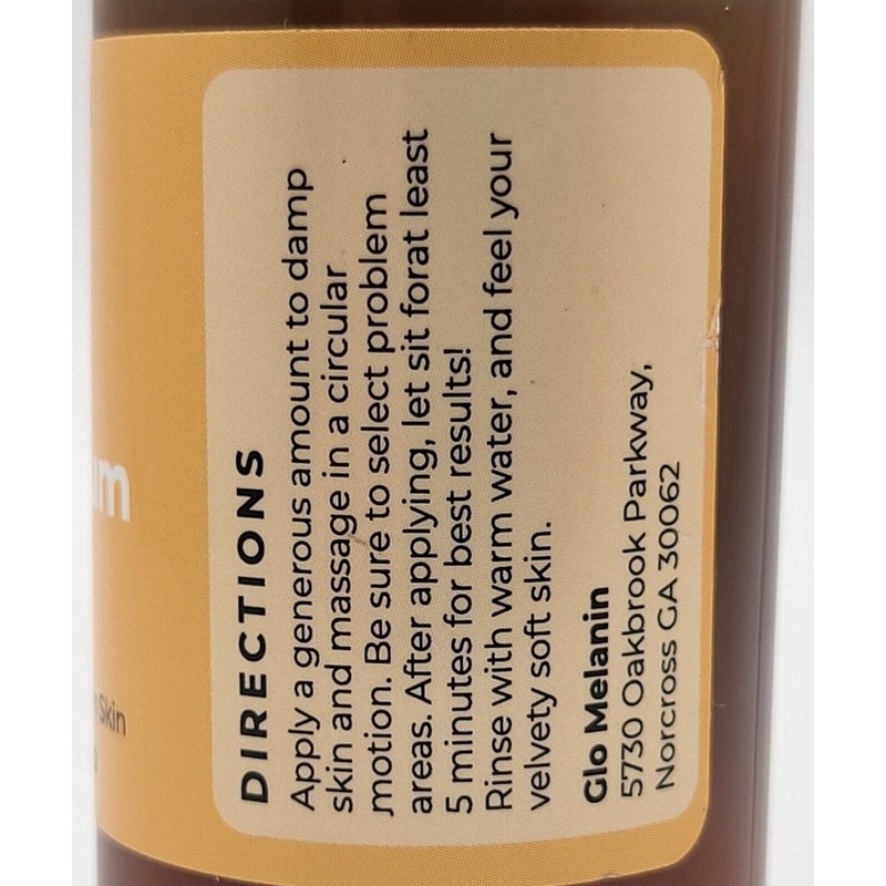 GLO MELANIN Dark Spot Corrector Serum - 1.7 oz **NEW**