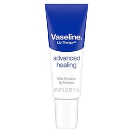 Vaseline Lip Therapy Lip Balm Tube, Advanced Healing Lip Protectant, 0.35 OZ
