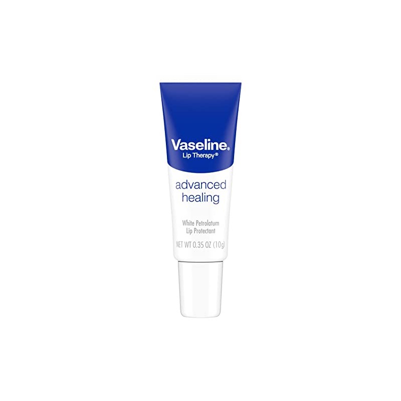 Vaseline Lip Therapy Lip Balm Tube, Advanced Healing Lip Protectant,