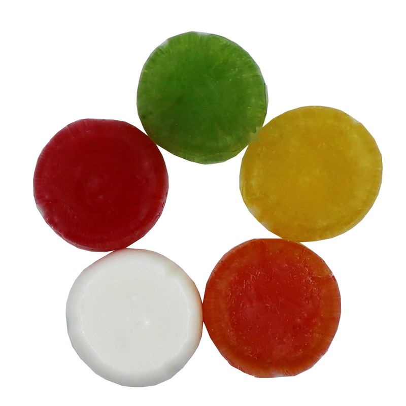 FirstChoiceCandy Assorted Fruit Individually Wrapped Hard Candy (Tropical Fruit Discs