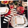 Ciieeo 4pcs Christmas Snowflake Coasters Insulated Desktop Cup Mats for