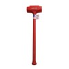 Trusty-Cook - Polyurethane Dead Blow Hammer (144 oz, Red)