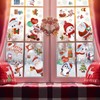 Naler Christmas Window Clings 168Pcs 9 Sheets Christmas Window Stickers