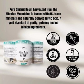 Pure Himalayan Shilajit Shilajit Standard Resin with Measuring Spoon - 3rd Party Lab Tested