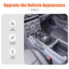 Hudiriy Car Gear Shift Console Anti-Scratch Panel Frame Compatible with