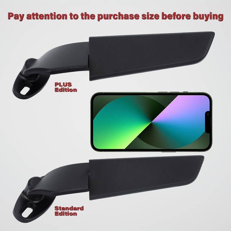 Angle Wing Rearview Mirror, Racing Motorcycle Adjustable Side Rear View