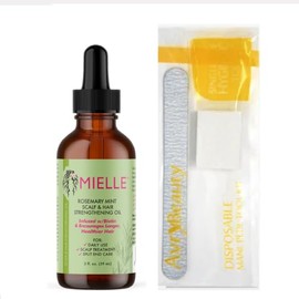 AvryBeauty Foot and Nail File and Bonus Mielle Rosemary Mint Oil