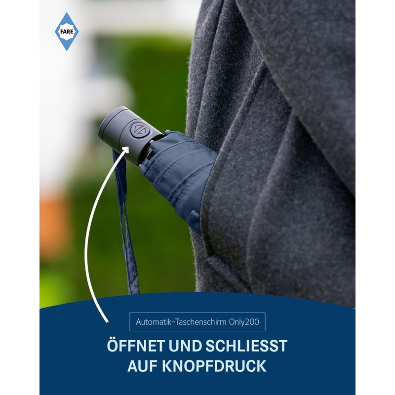 FARE FiligRain Only200 Automatic Pocket Umbrella - Super Light at