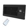 DDPow 4"x10" Vent Register Booster Fan, Strong Steel Panel, Ultra-Quiet,