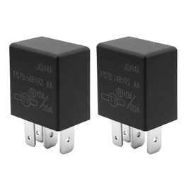 Set of 2 Automotive Relays - Relay F57B14B192AA, 10A/20A 12VDC, SPDT Contact Form