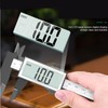 JZK 150mm plastic electronic digital vernier caliper with large LCD