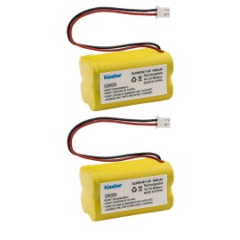 Kastar 2x 4.8v 1000mah Exit Light BL93NC487 BL93NC484 BAA-48R NIC0186 DAA700MAH