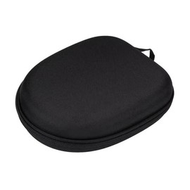 Over Ear Headphones Case Headset Hard Shell Storage Earphones Protective Case 21 x 19 x 6 cm (Black)