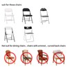 Peomeise Stretch Spandex Folding Chair Cover for Wedding Party Dining