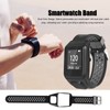 Smartwatch Band Silicone Wrist Watch Strap Dual Color with Pin