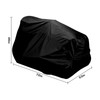 Hoypeyfiy Lawn Mower Cover Waterproof UV-proof Drawstring Protective Cover Lawnmower