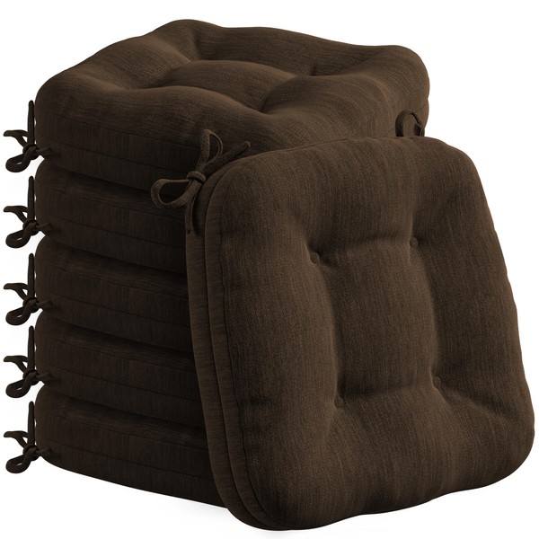 Codi Codi 6 Pack Dining Chair Cushions, Thick Chairs Pads
