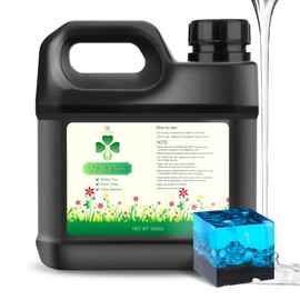 UV Resin Transparent, Crystal Clear Hard UV Glue for Jewelry Making & DIY Crafts – Solar Cure Epoxy Kit | Low Odor, Sunlight & UV Lamp Activated, Fast Curing for Pendants, Models, Resin Art & Casting