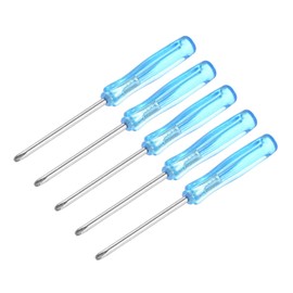 uxcell Mini Phillips Screwdriver, 2.0mm Cross Head 65mm Length for Small Appliances Repair, 5 Pcs