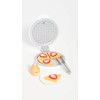 Hape E3149 Imitation Wooden Kitchen Waffle Maker and Accessories Set