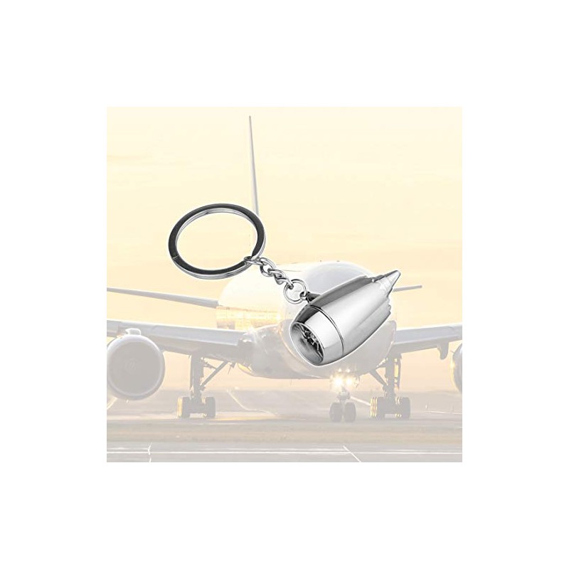 DonJordi Engine Turbine Keyring with Ring for All Pilots and