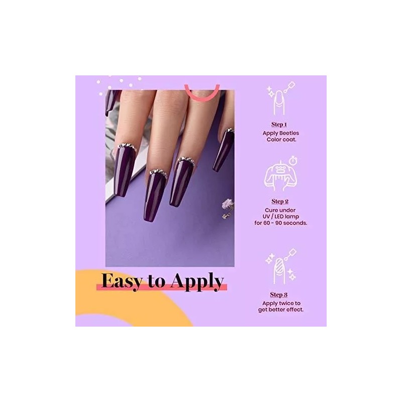 Beetles Gel Polish Gel Para Uñas Kit Con 6 Esmaltes