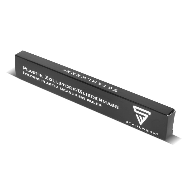 STAHLWERK Ruler Set of 3 2 Metres Precise Plastic Folding