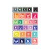 A4 Sticker Sheet Swear Words Elements Vinyl Stickers - Chemical