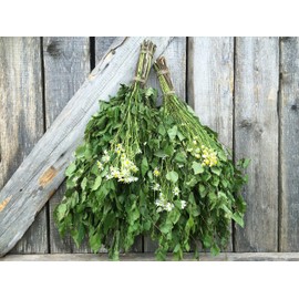 Birch + Camomile Organic Sauna Whisk Venik