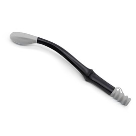 ANNND Bottom Buddy Wiping Aid – Upgraded Toilet Tissue Aids Wand for Wiping Bottom, 15.6" Long for Elderly, Overweight, Pregnant, and Limited Mobility, Grey