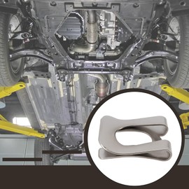 Create idea 10pcs Clevis Clip Fastener for Pin Diameter M8 Nickel 65 Manganese Speed Fasteners Clips Clamp U Nut Clips Screw(17.8x14.1x8mm)