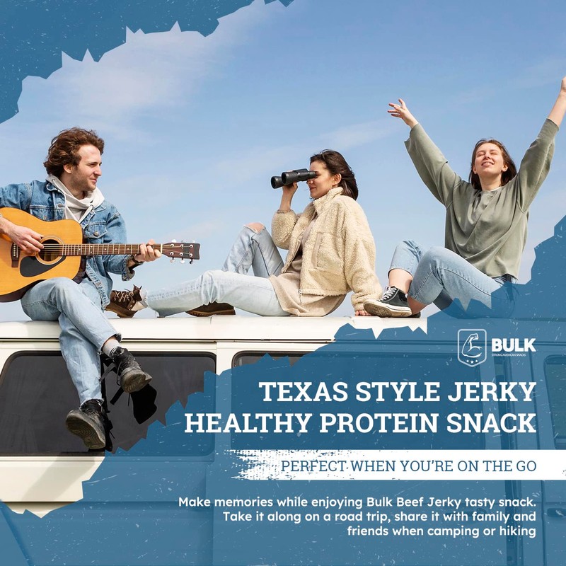 BULK Texas Style Original Beef Jerky - Healthy High Protein