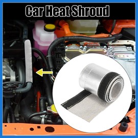 VekAuto Car Heat Shroud 3/4" ID 3.2ft Aluminized Sleeving Shield Sleeve Auto Accessories