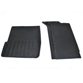 Britpart LAND ROVER DISCOVERY 2 1999-04 RUBBER FLOOR MATS FRONT & REAR SET BLACK BRITPART