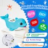 Badethermometer Baby – Baby Thermometer Badewanne Digital mit Delfin-Design –