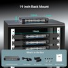 24 Port PoE Switch Unmanaged, 24 Port PoE+@400W, 2 Gigabit