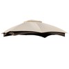 Aoodor 10 x 12 ft Patio Gazebo Canopy Fabric Replacement,