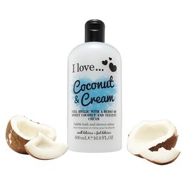 I Love... Coconut & Cream Bubble Bath And Shower Creme 500ml